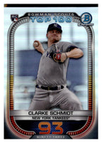 2021 Bowman #BTP-93 Clarke Schmidt Chrome Bowman Scouts Top 100