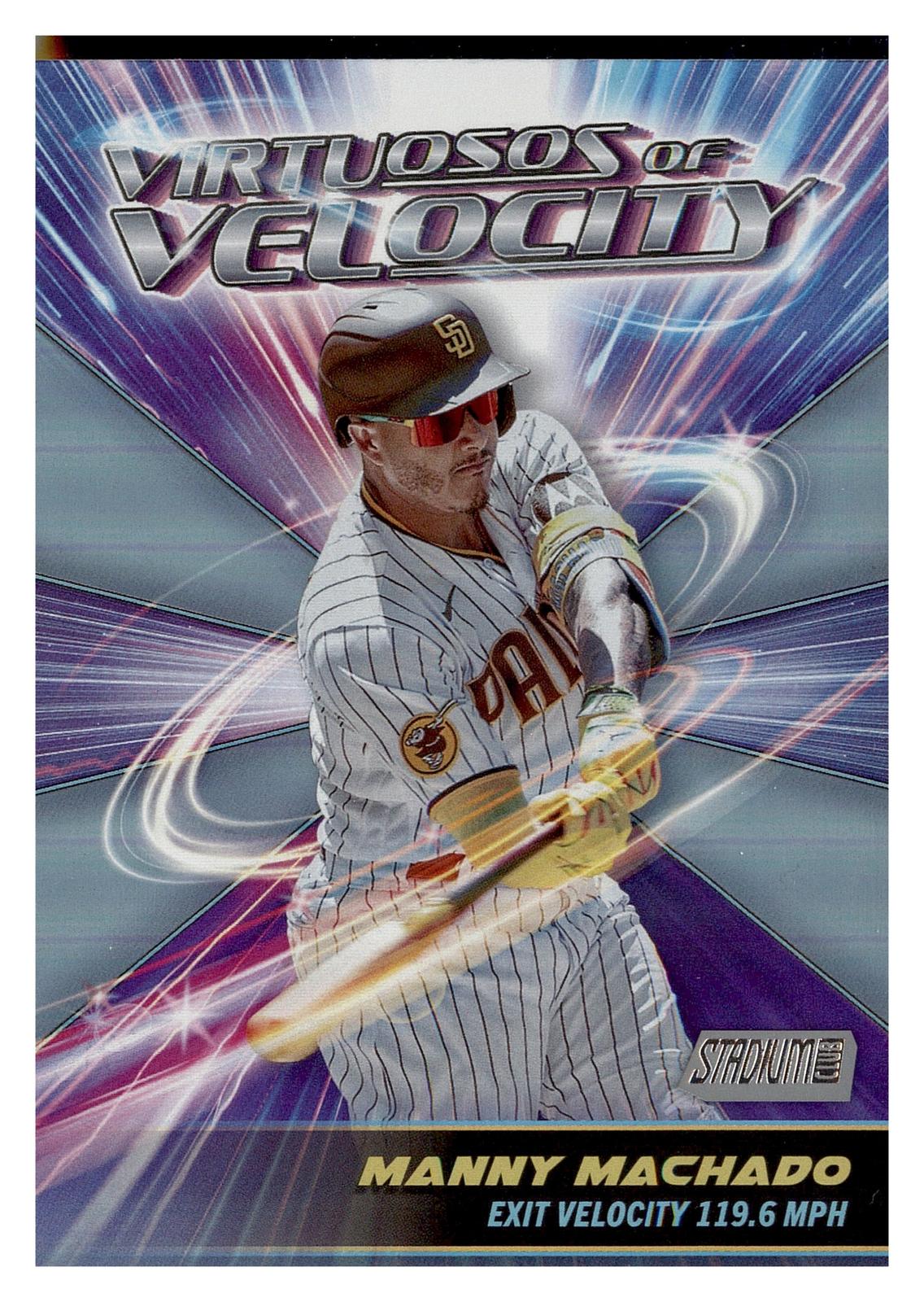 2024 Stadium Club #VV-21 Manny Machado Virtuosos of Velocity