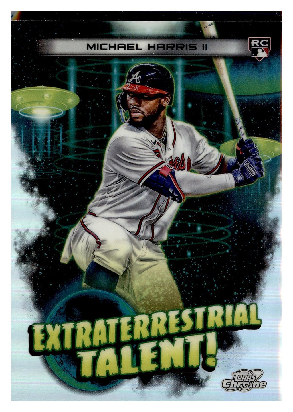 2023 Topps Chrome Cosmic #ET-16 Michael Harris II Extraterrestrial Talent