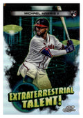 2023 Topps Chrome Cosmic #ET-16 Michael Harris II Extraterrestrial Talent
