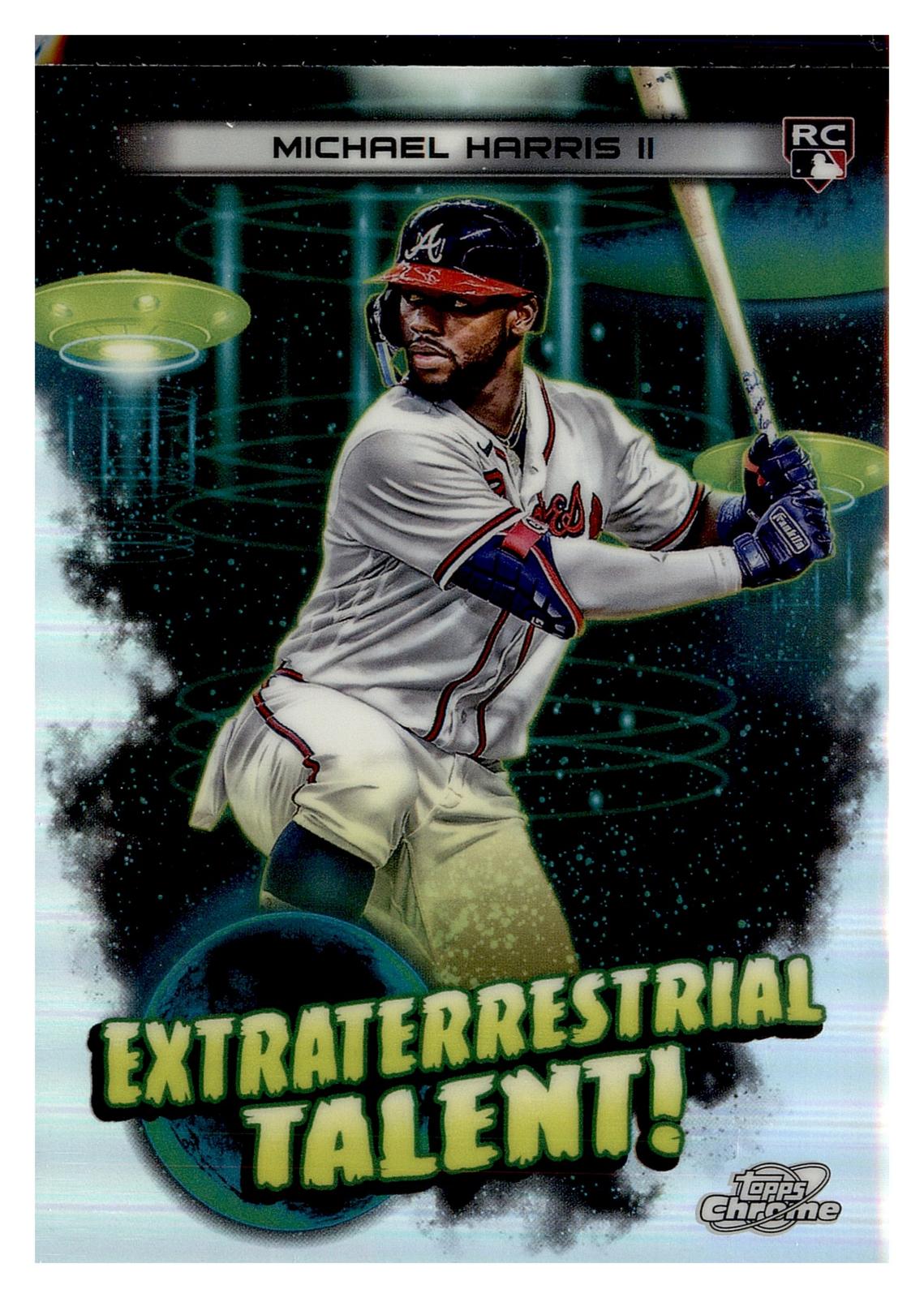 2023 Topps Chrome Cosmic #ET-16 Michael Harris II Extraterrestrial Talent