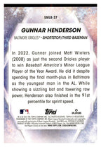 2023 Topps #SMLBC-37 Gunnar Henderson Stars of MLB Chrome