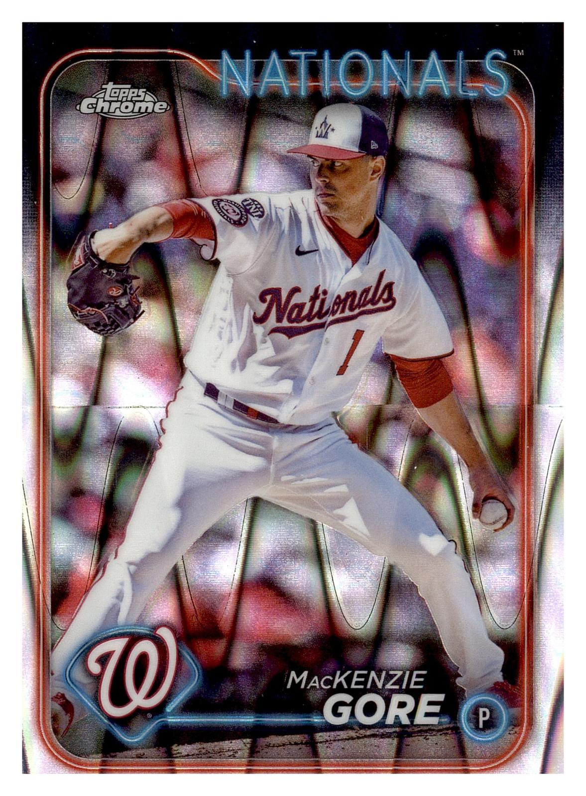 2024 Topps Chrome #94 MacKenzie Gore Raywave Refractor