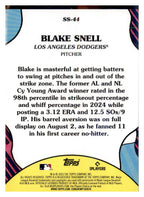 2025 Topps #SS-44 Blake Snell Summer Superstars