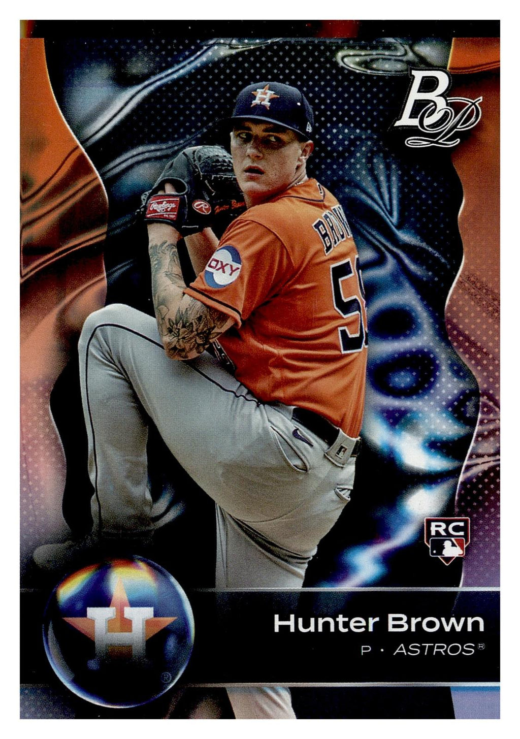 2023 Bowman Platinum #16 Hunter Brown RC