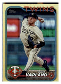 2024 Topps Update #US345 Louie Varland Gold Rainbow Foil