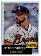 2022 Topps Chrome Platinum Anniversary #186 Spencer Strider Refractor RC