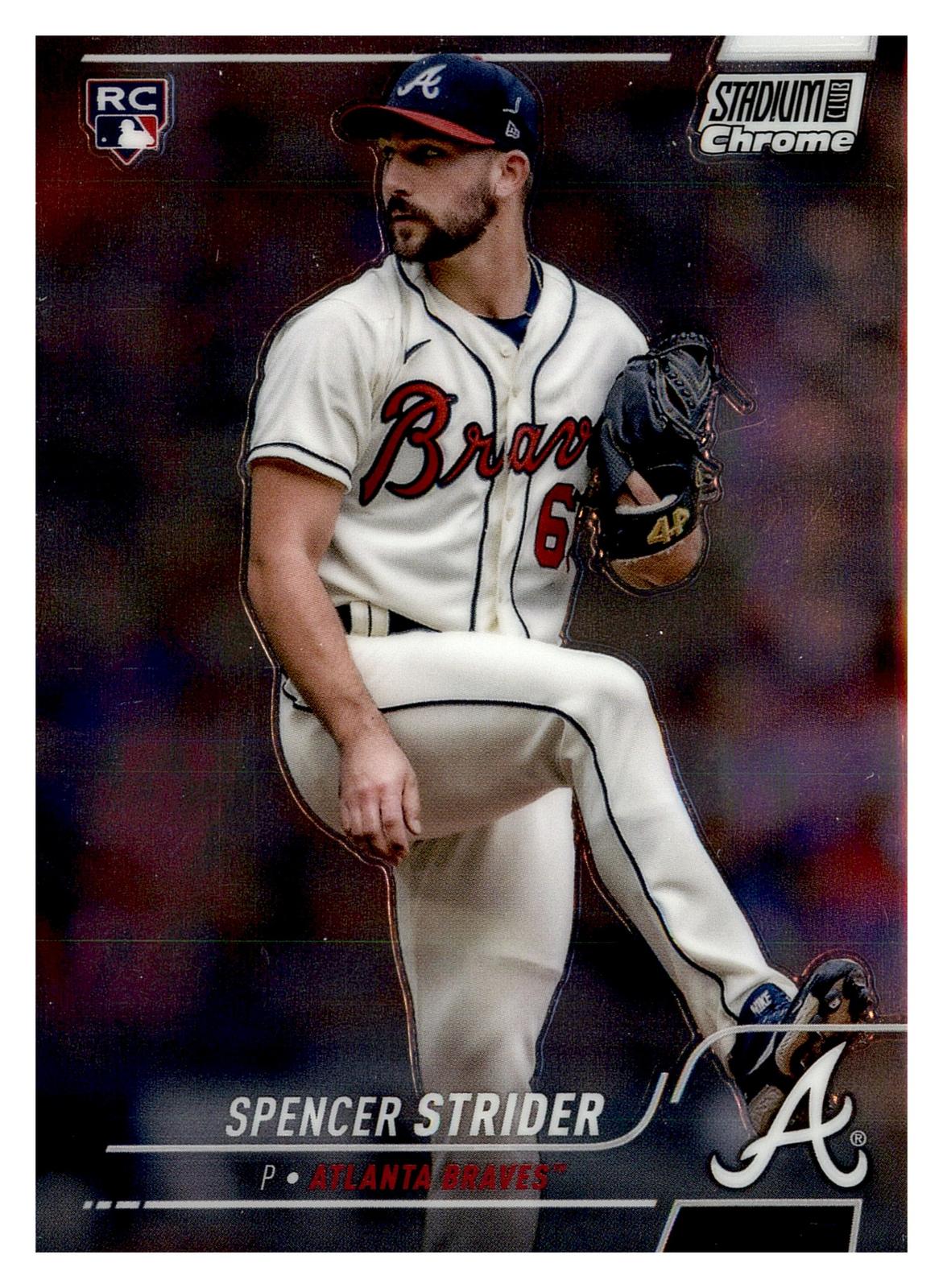 2022 Stadium Club Chrome #296 Spencer Strider RC