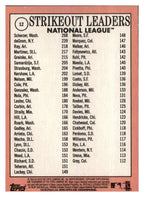 2018 Topps Heritage #12 2017 NL K Leaders (Scherzer/deGrom/Ray)